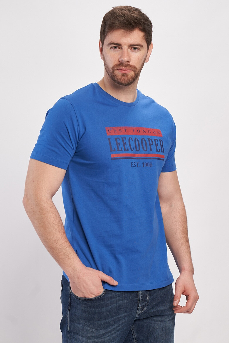 Lee Cooper Памучна тениска с лого - Pepit.bg