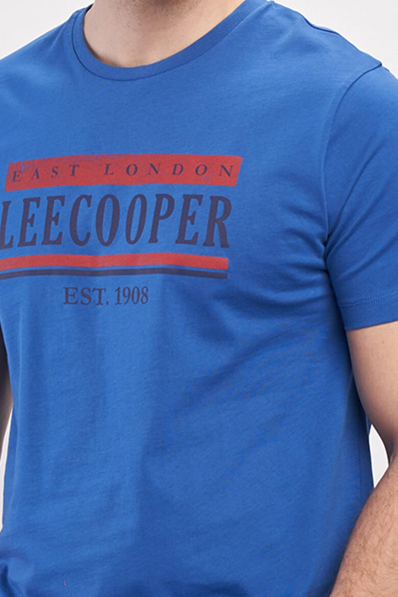 Lee Cooper Памучна тениска с лого - Pepit.bg