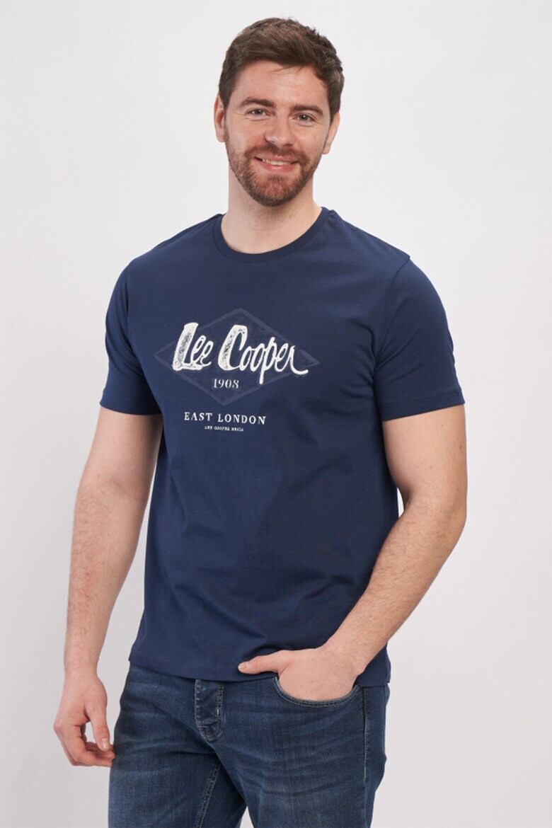 Lee Cooper Памучна тениска с лого - Pepit.bg