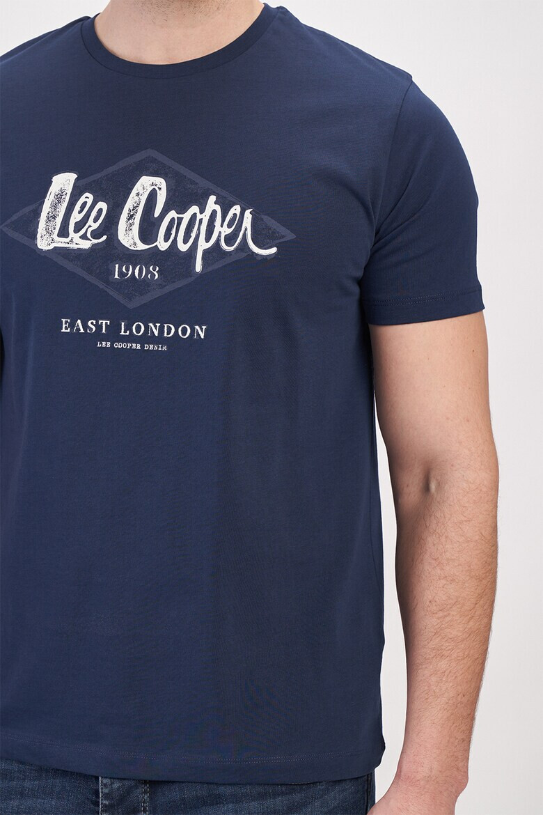 Lee Cooper Памучна тениска с лого - Pepit.bg