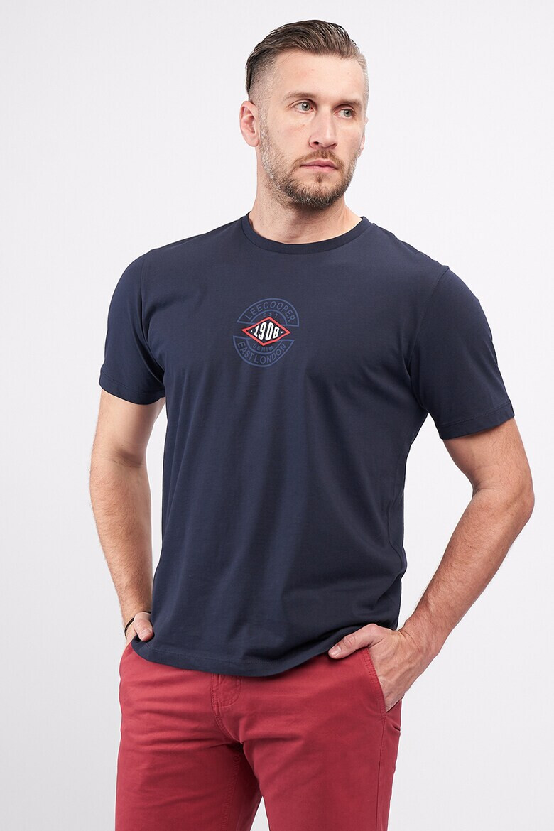 Lee Cooper Памучна тениска с лого - Pepit.bg