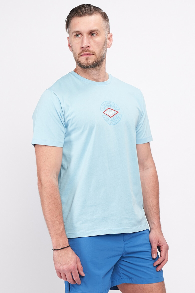 Lee Cooper Памучна тениска с лого - Pepit.bg