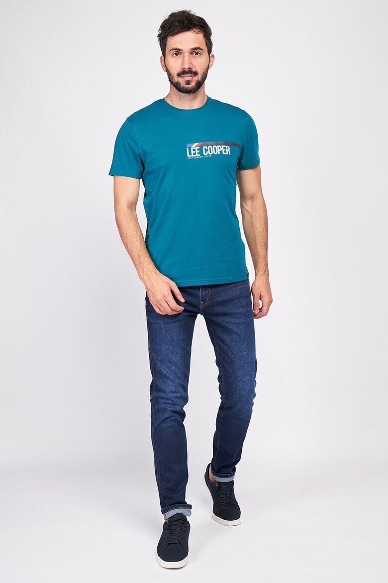 Lee Cooper Памучна тениска с лого - Pepit.bg