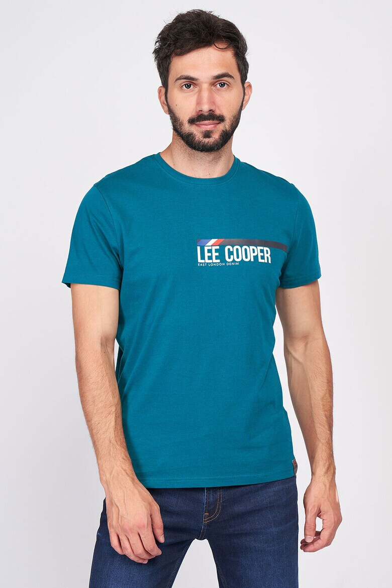 Lee Cooper Памучна тениска с лого - Pepit.bg