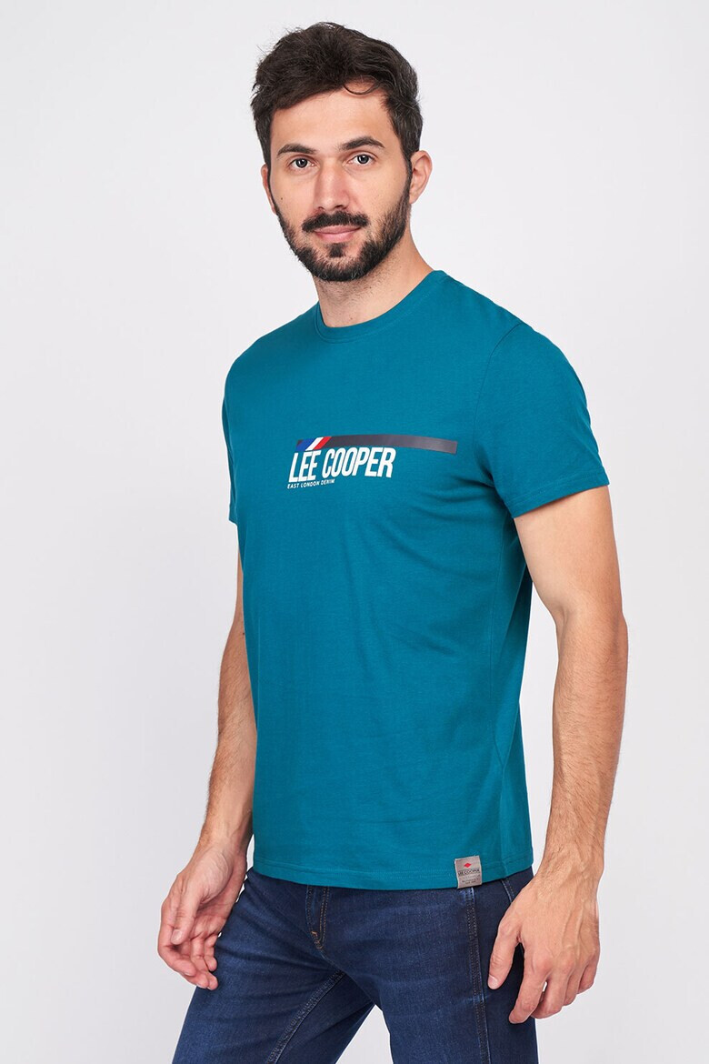 Lee Cooper Памучна тениска с лого - Pepit.bg