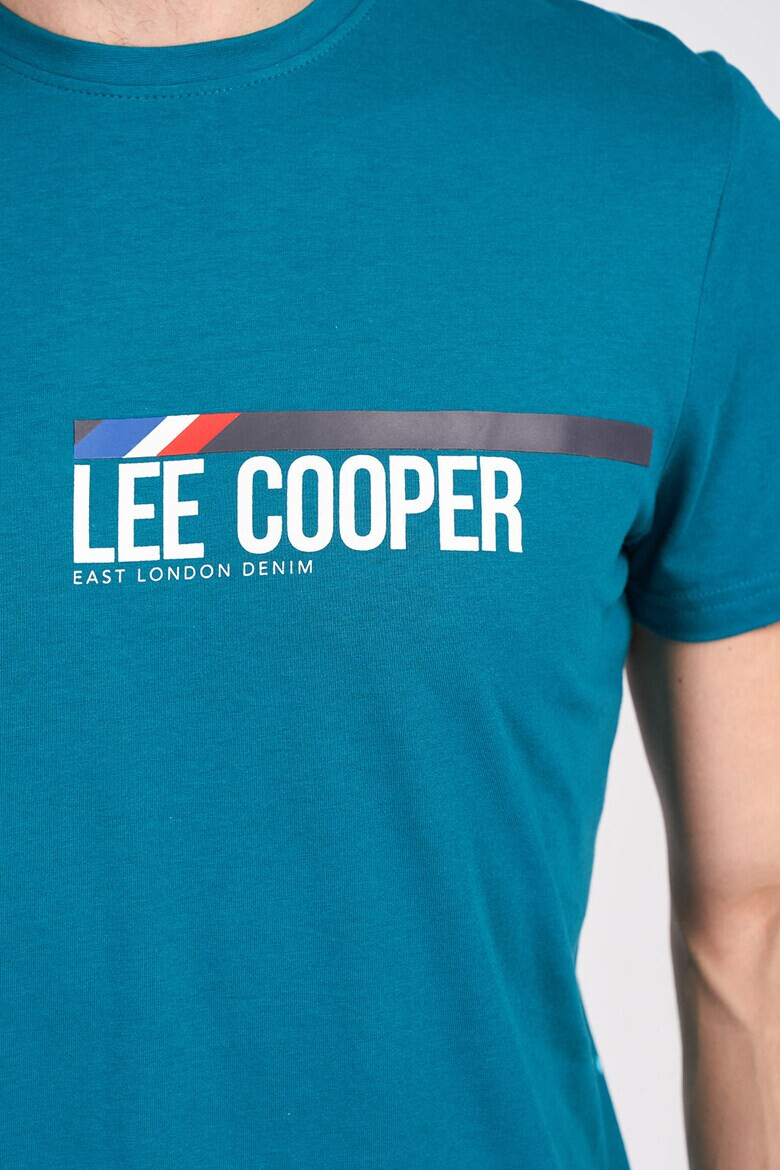 Lee Cooper Памучна тениска с лого - Pepit.bg