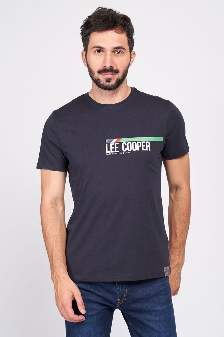 Lee Cooper Памучна тениска с лого - Pepit.bg