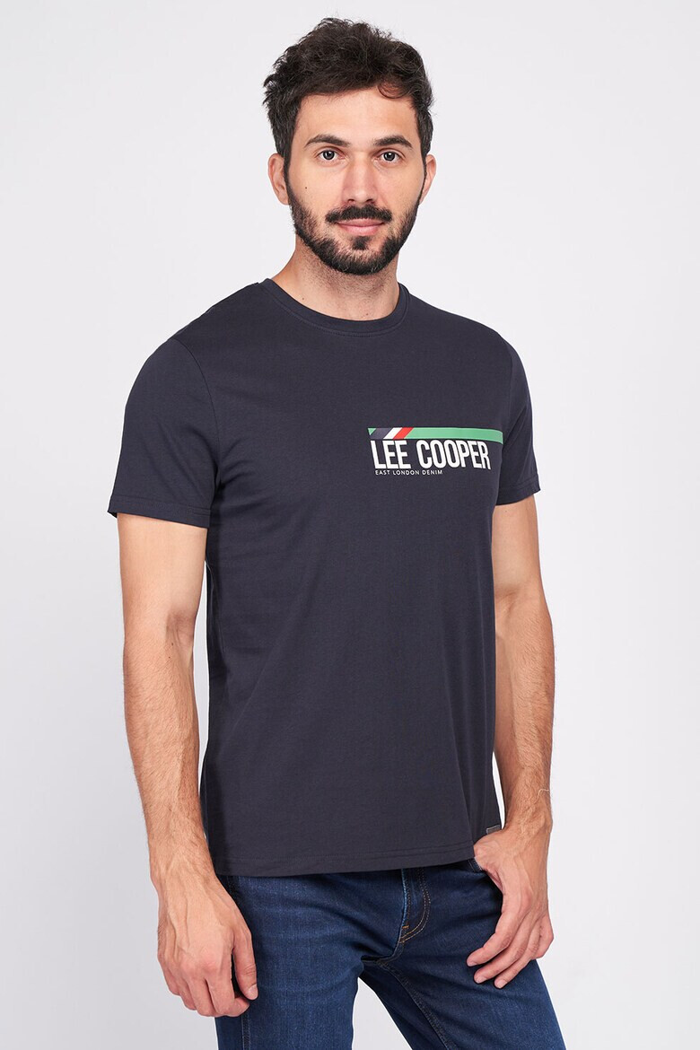 Lee Cooper Памучна тениска с лого - Pepit.bg
