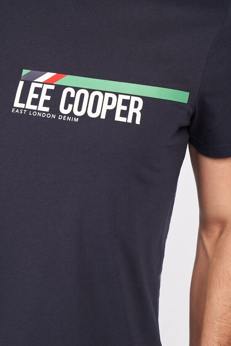 Lee Cooper Памучна тениска с лого - Pepit.bg