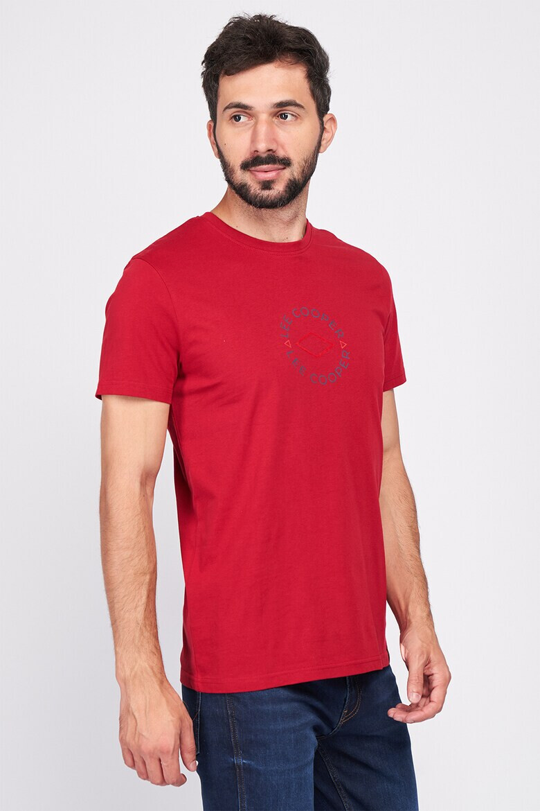 Lee Cooper Памучна тениска с лого - Pepit.bg
