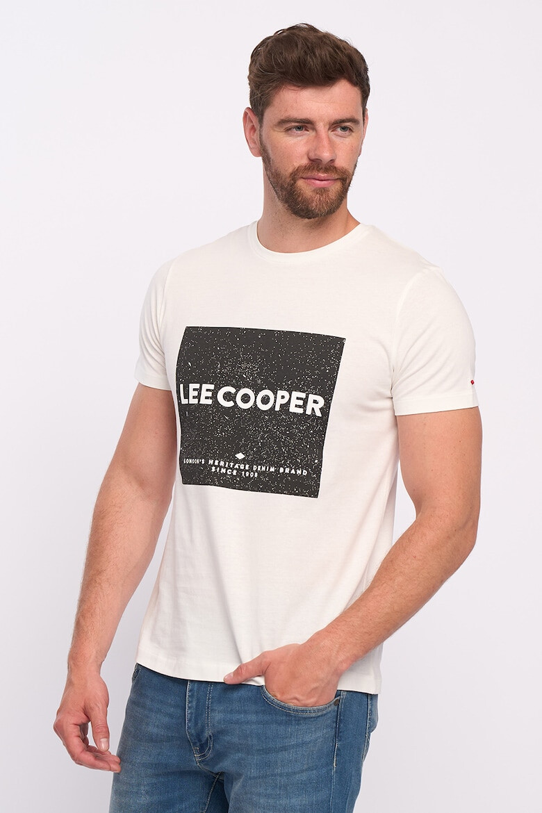 Lee Cooper Памучна тениска с лого - Pepit.bg