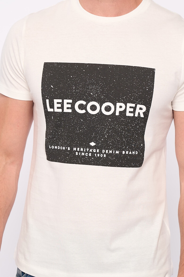 Lee Cooper Памучна тениска с лого - Pepit.bg