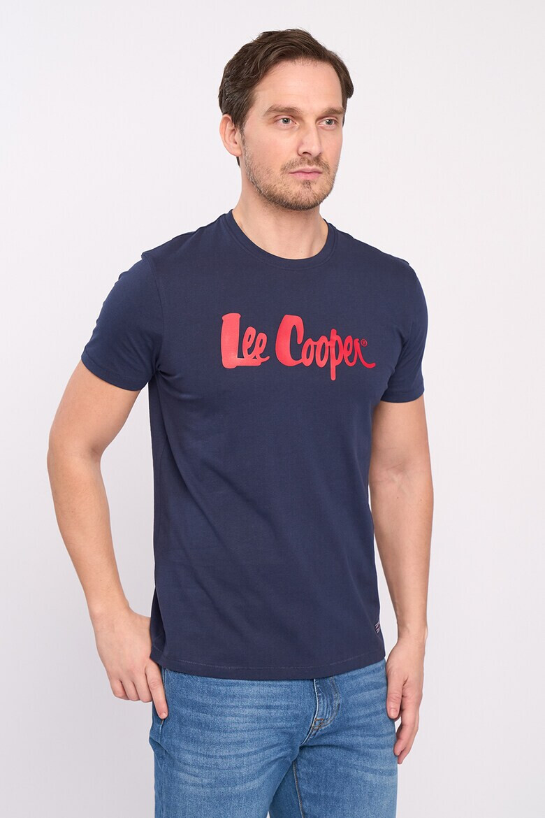 Lee Cooper Памучна тениска с лого - Pepit.bg
