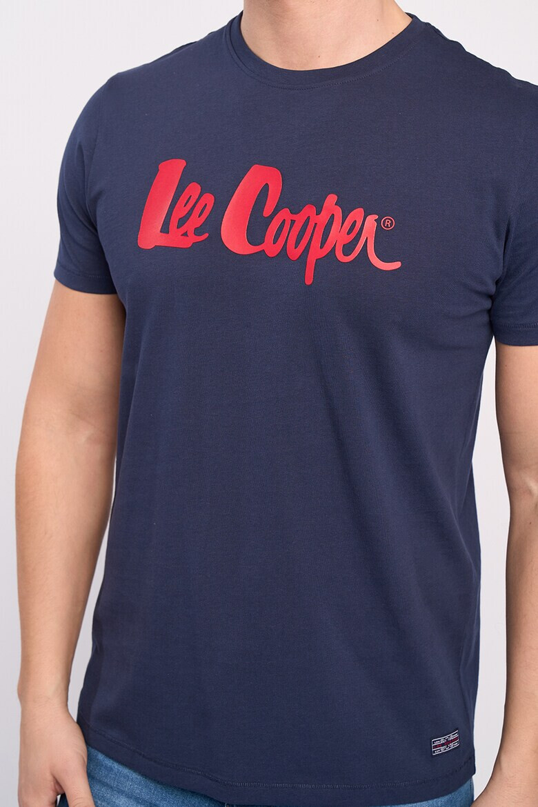 Lee Cooper Памучна тениска с лого - Pepit.bg