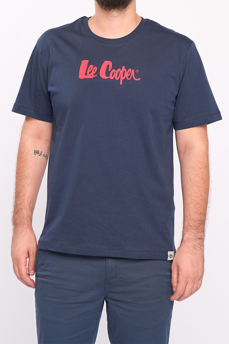 Lee Cooper Памучна тениска с лого - Pepit.bg