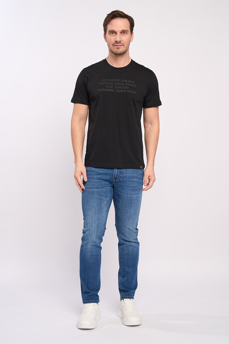 Lee Cooper Памучна тениска с надпис - Pepit.bg