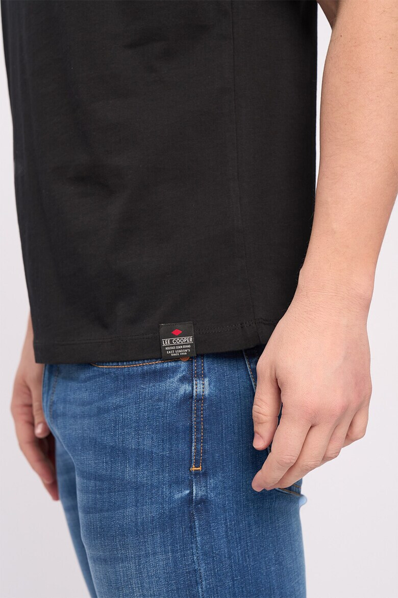 Lee Cooper Памучна тениска с надпис - Pepit.bg