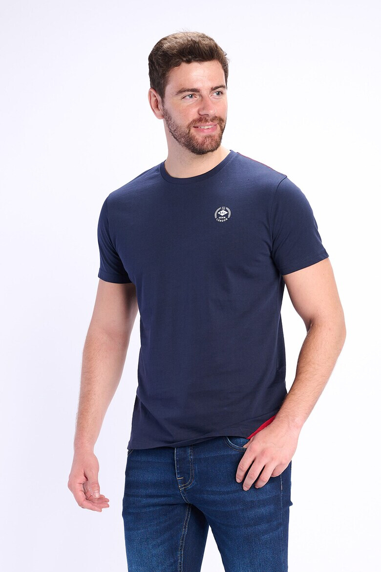 Lee Cooper Памучна тениска с овално деколте - Pepit.bg