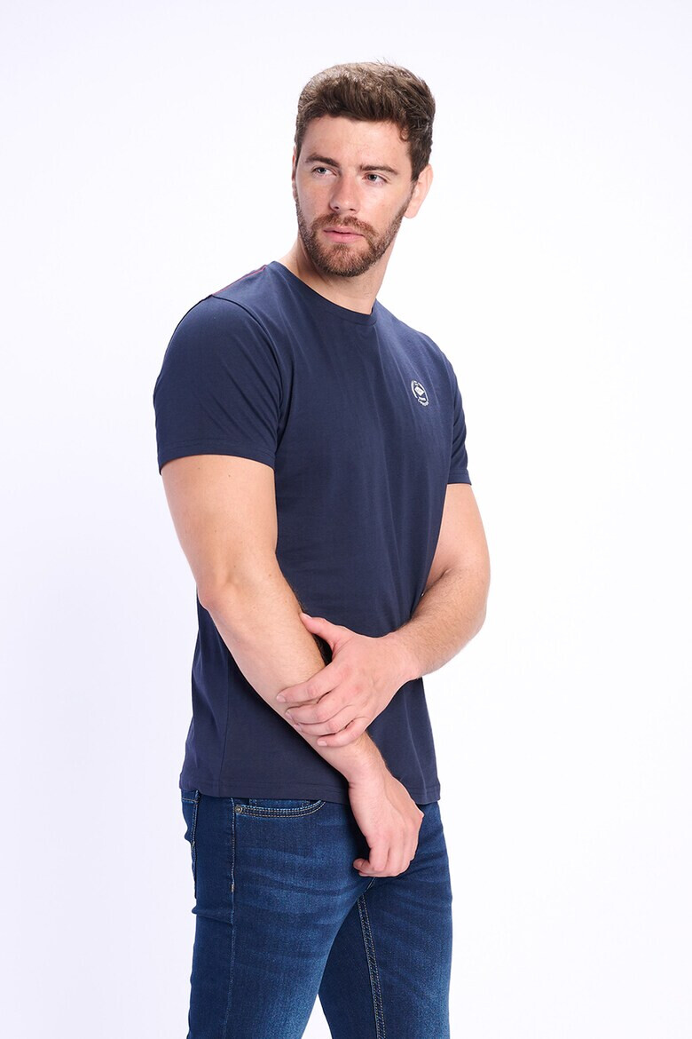 Lee Cooper Памучна тениска с овално деколте - Pepit.bg