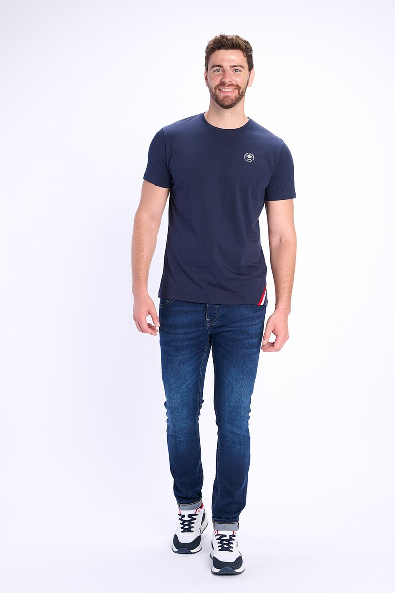 Lee Cooper Памучна тениска с овално деколте - Pepit.bg