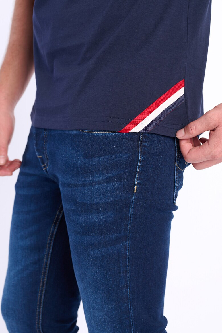 Lee Cooper Памучна тениска с овално деколте - Pepit.bg