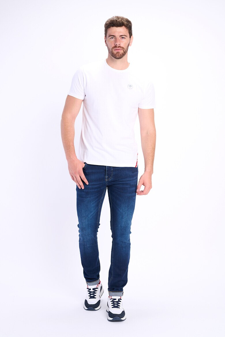Lee Cooper Памучна тениска с овално деколте - Pepit.bg