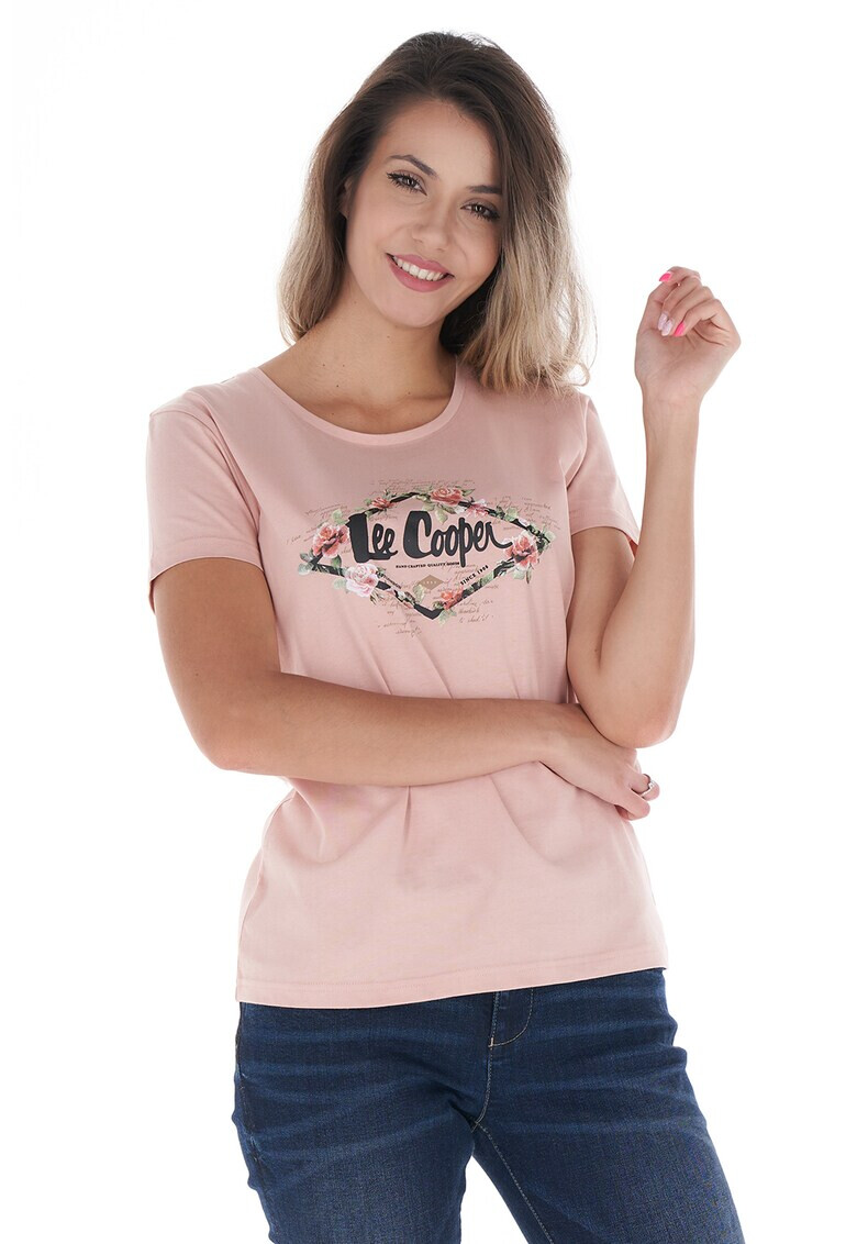 Lee Cooper Памучна тениска с принт - Pepit.bg