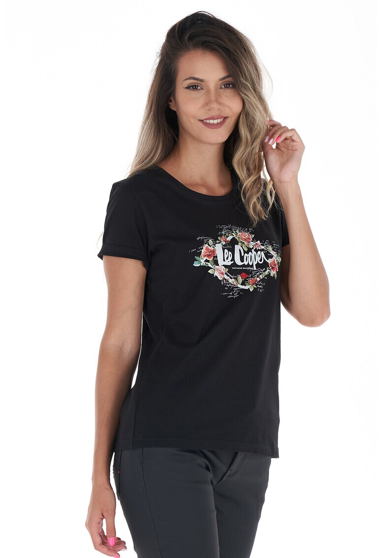 Lee Cooper Памучна тениска с принт - Pepit.bg