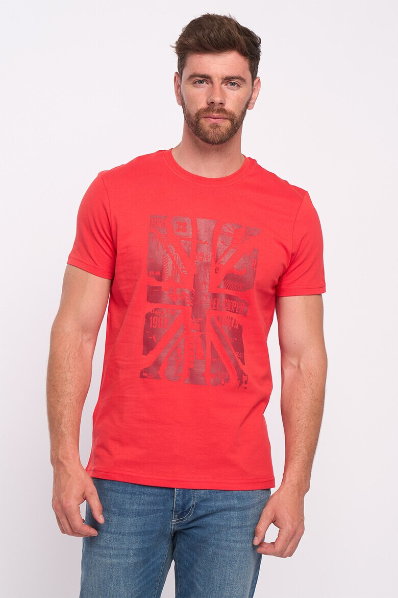 Lee Cooper Памучна тениска с принт - Pepit.bg