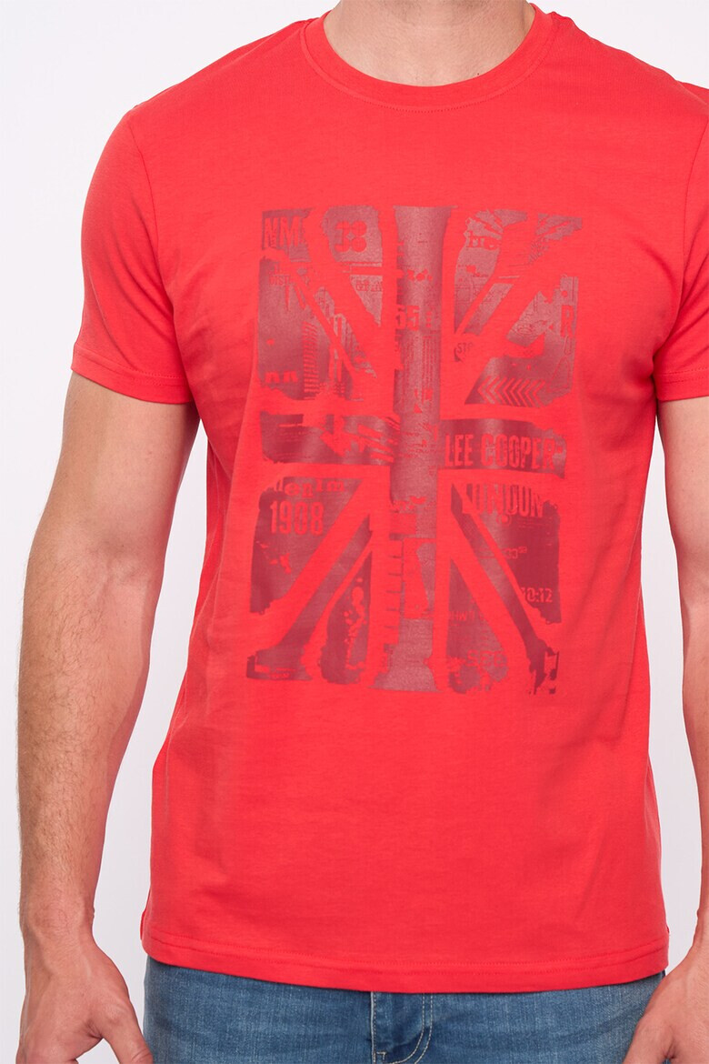 Lee Cooper Памучна тениска с принт - Pepit.bg