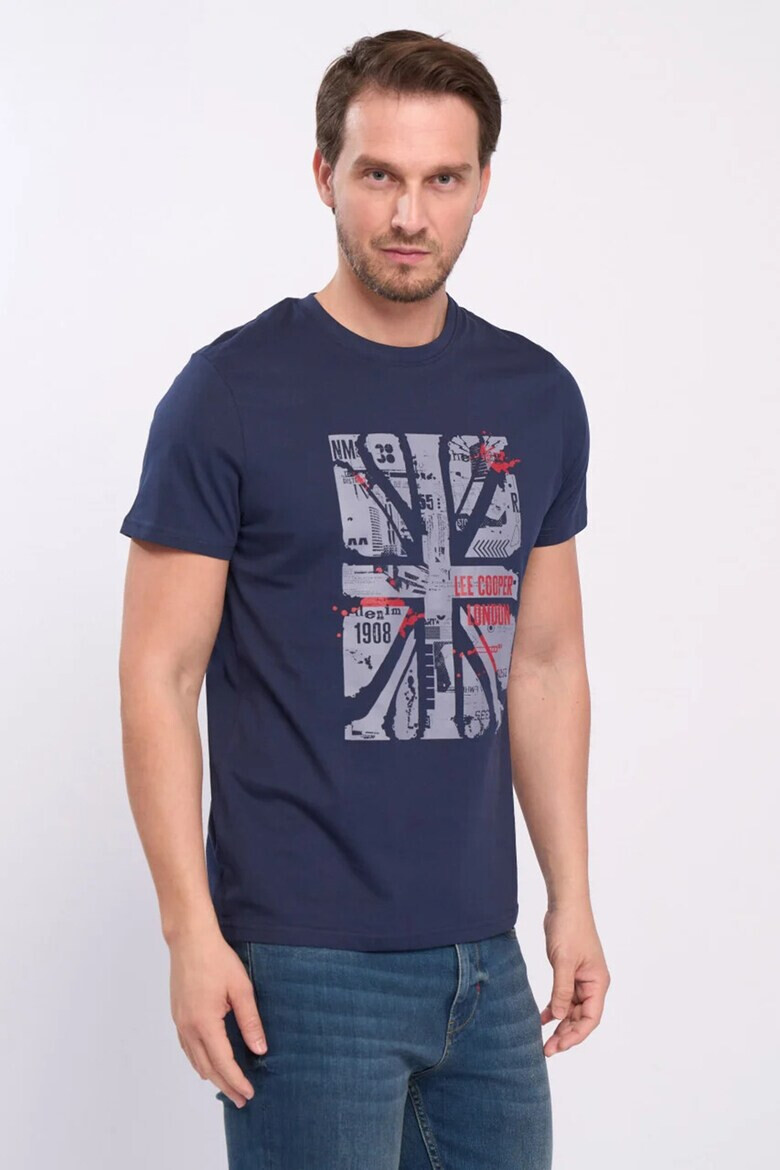 Lee Cooper Памучна тениска с принт - Pepit.bg