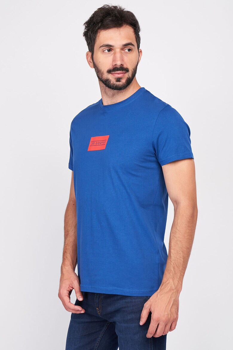 Lee Cooper Памучна тениска с пришито лого - Pepit.bg