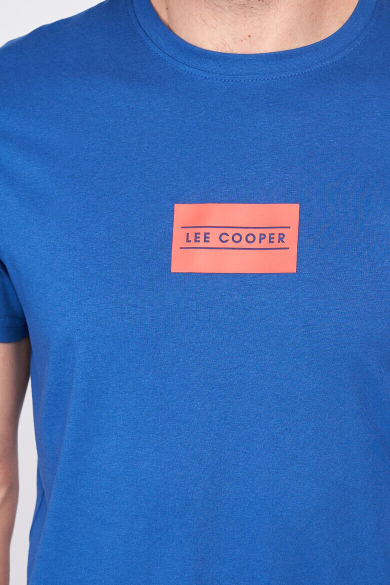 Lee Cooper Памучна тениска с пришито лого - Pepit.bg