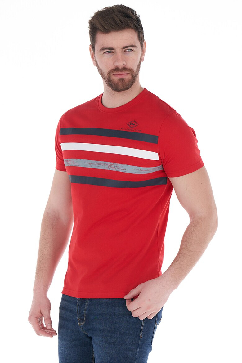 Lee Cooper Памучна тениска с райе - Pepit.bg