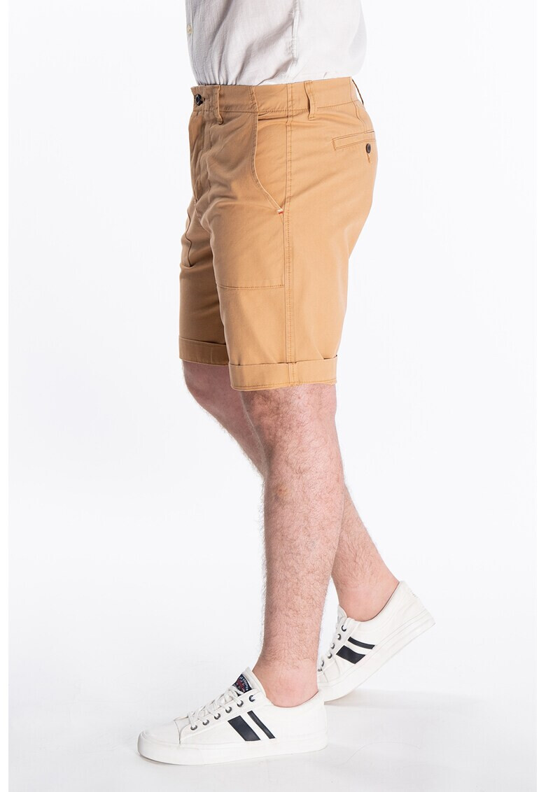 Lee Cooper Памучни бермуди с навит подгъв - Pepit.bg
