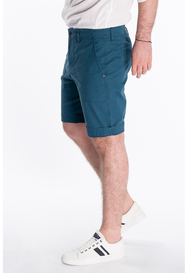 Lee Cooper Памучни бермуди с навит подгъв - Pepit.bg