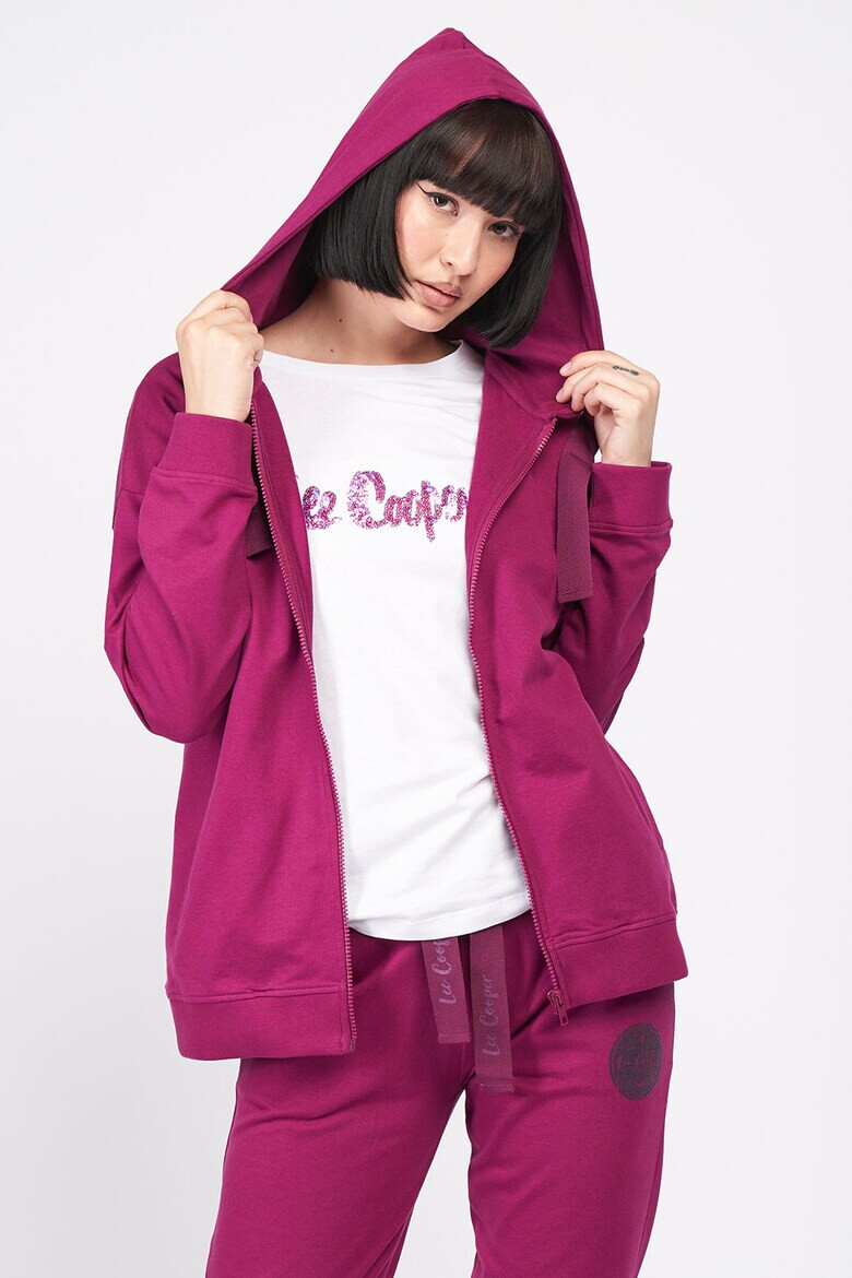 Lee Cooper Памучно худи с цип - Pepit.bg