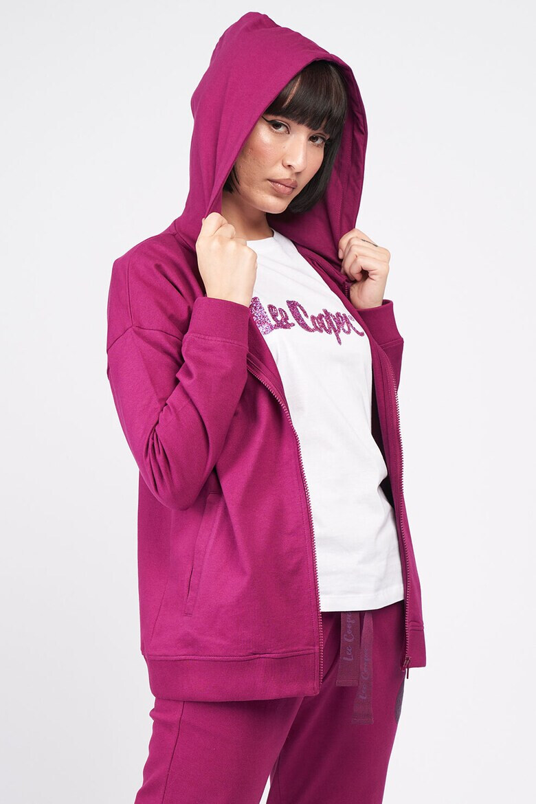 Lee Cooper Памучно худи с цип - Pepit.bg