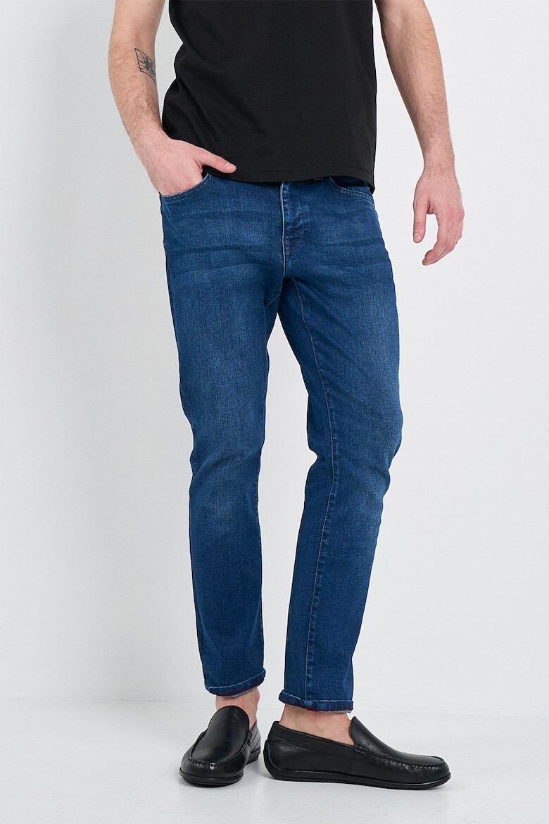 Lee Cooper Прави дънки с 5 джоба - Тъмносин - Pepit.bg