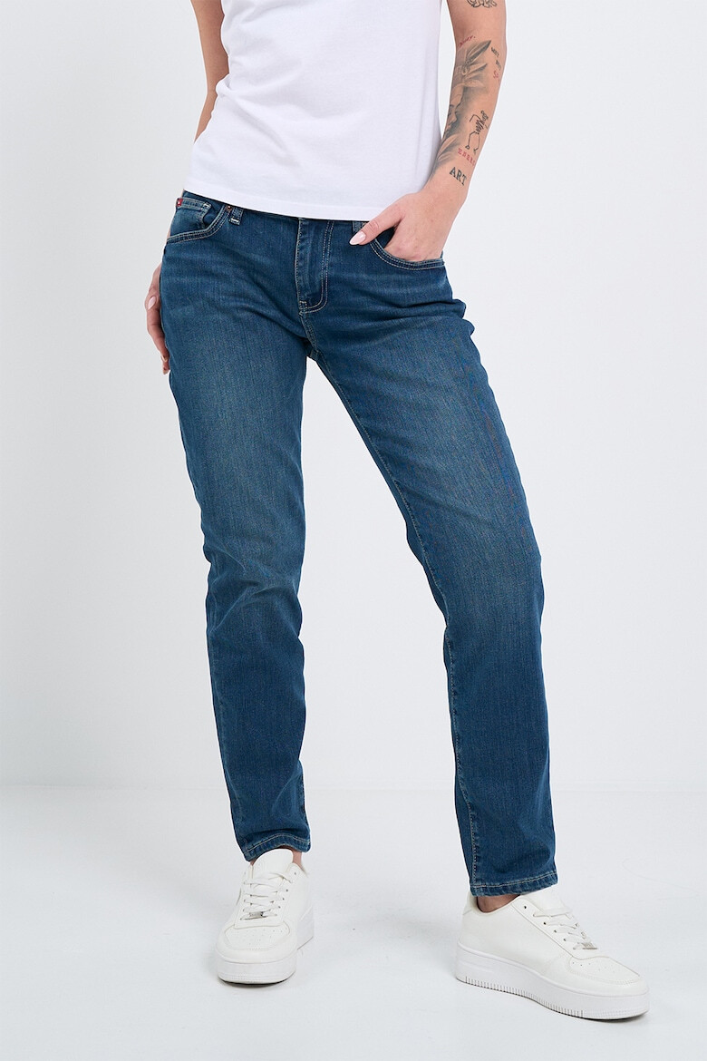 Lee Cooper Прави дънки с 5 джоба - Тъмносин - Pepit.bg