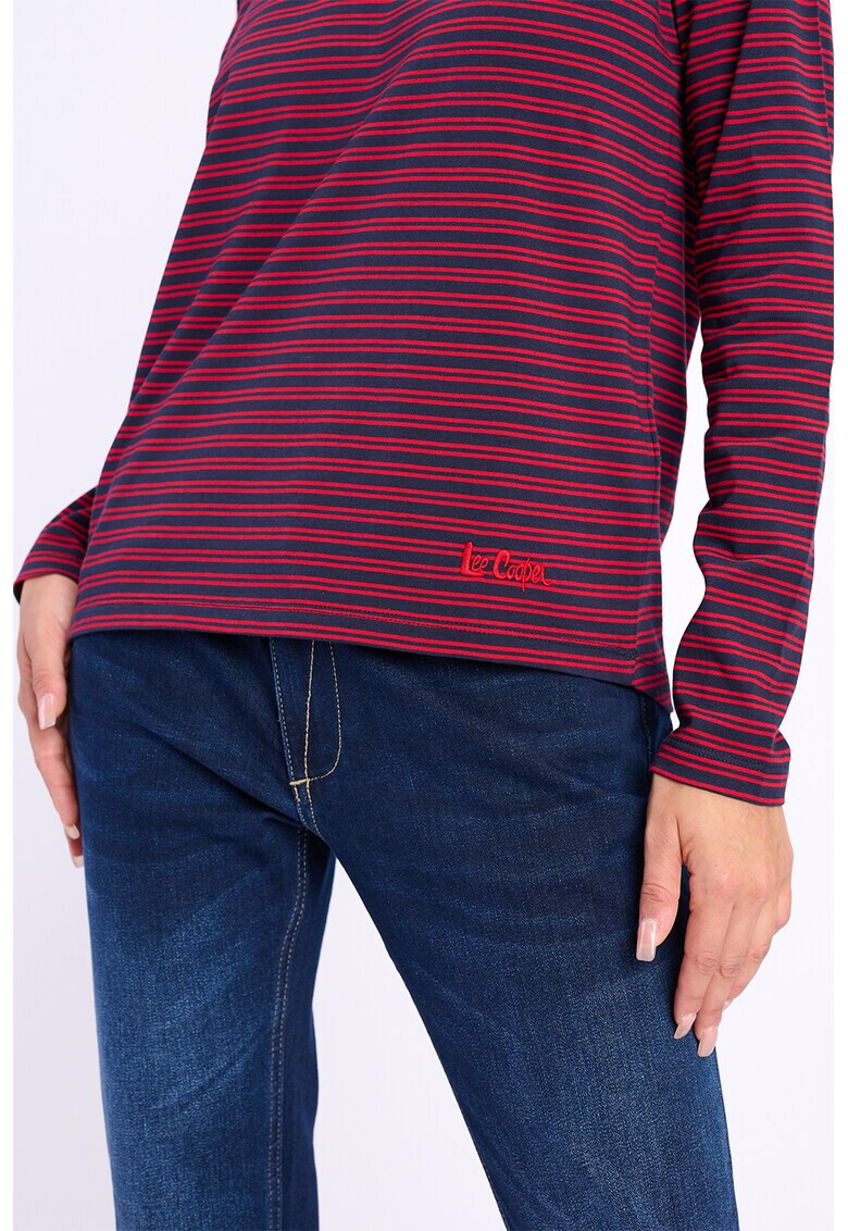 Lee Cooper Раирана блуза с ръкави реглан - Pepit.bg
