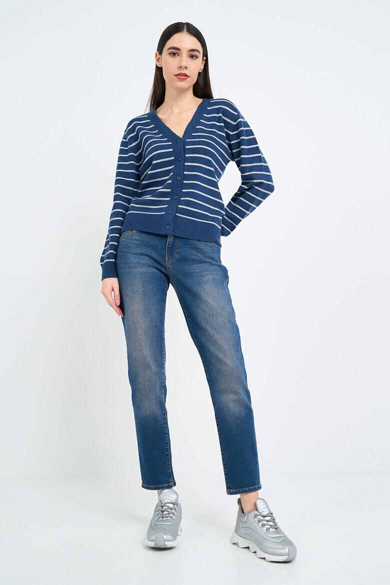 Lee Cooper Раирана жилетка с шпиц - Pepit.bg