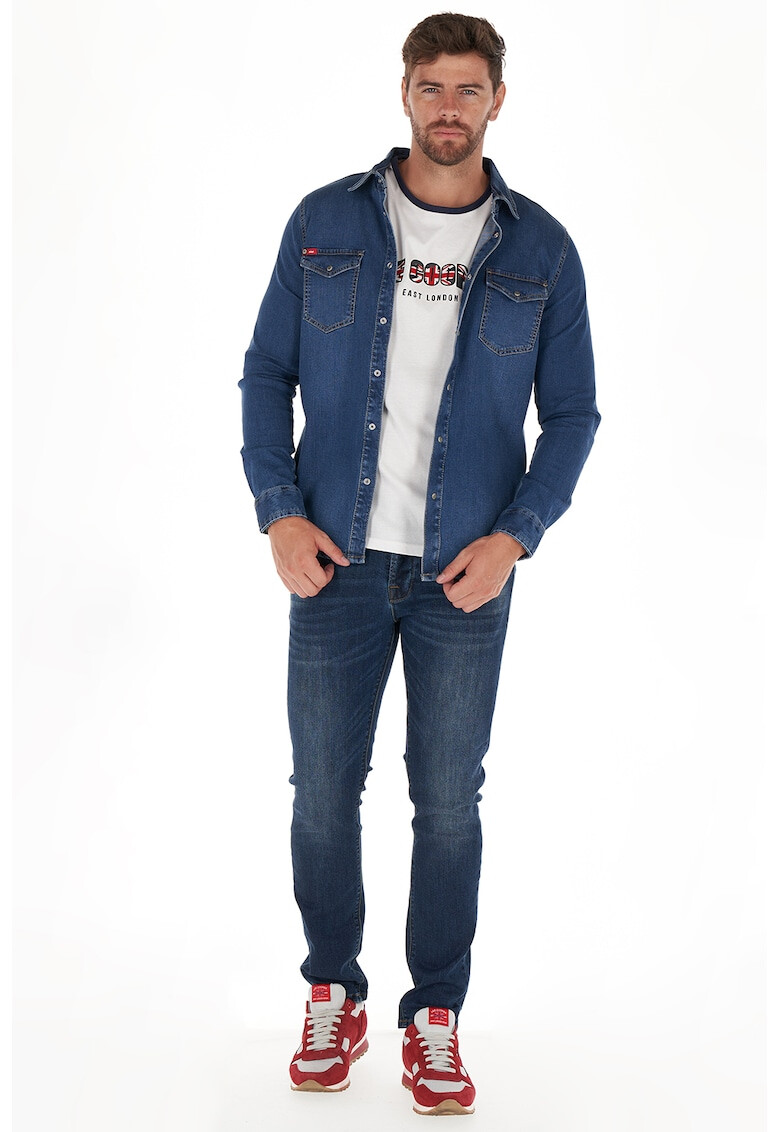 Lee Cooper Риза от деним с джоб - Pepit.bg