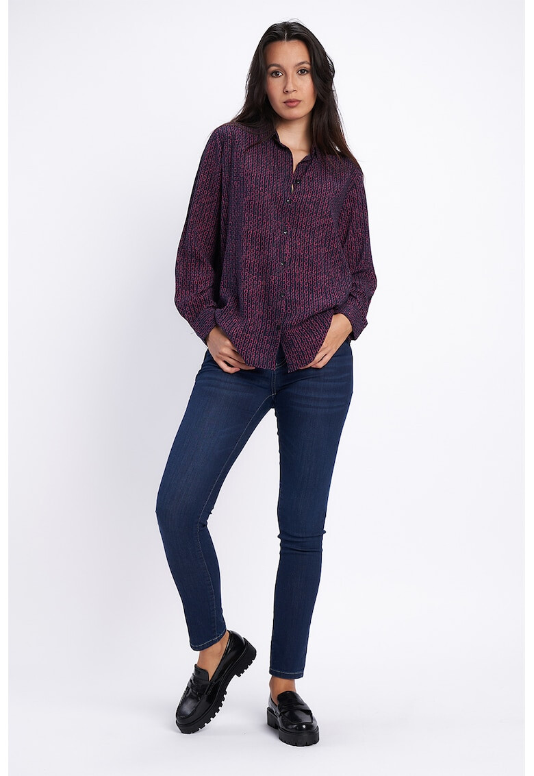 Lee Cooper Риза с десен и остра яка - Pepit.bg