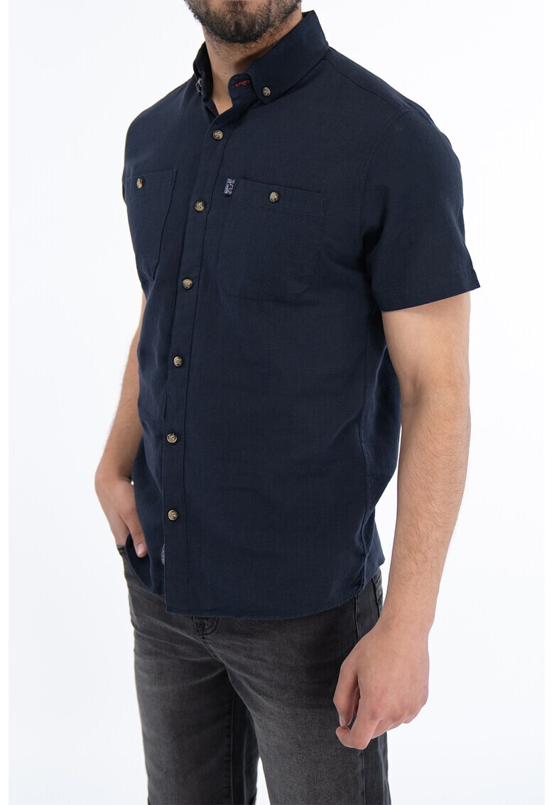 Lee Cooper Риза с лен по тяото - Pepit.bg