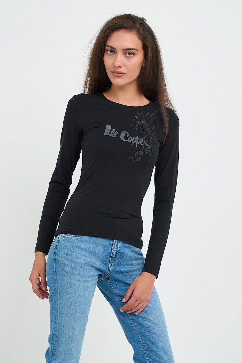 Lee Cooper Слим блуза с лого - Pepit.bg