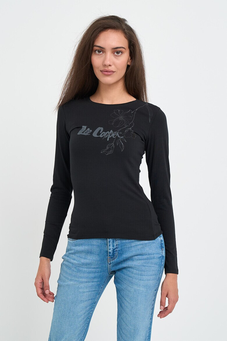 Lee Cooper Слим блуза с лого - Pepit.bg