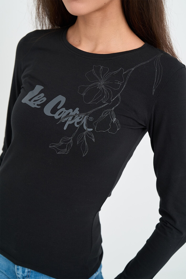 Lee Cooper Слим блуза с лого - Pepit.bg