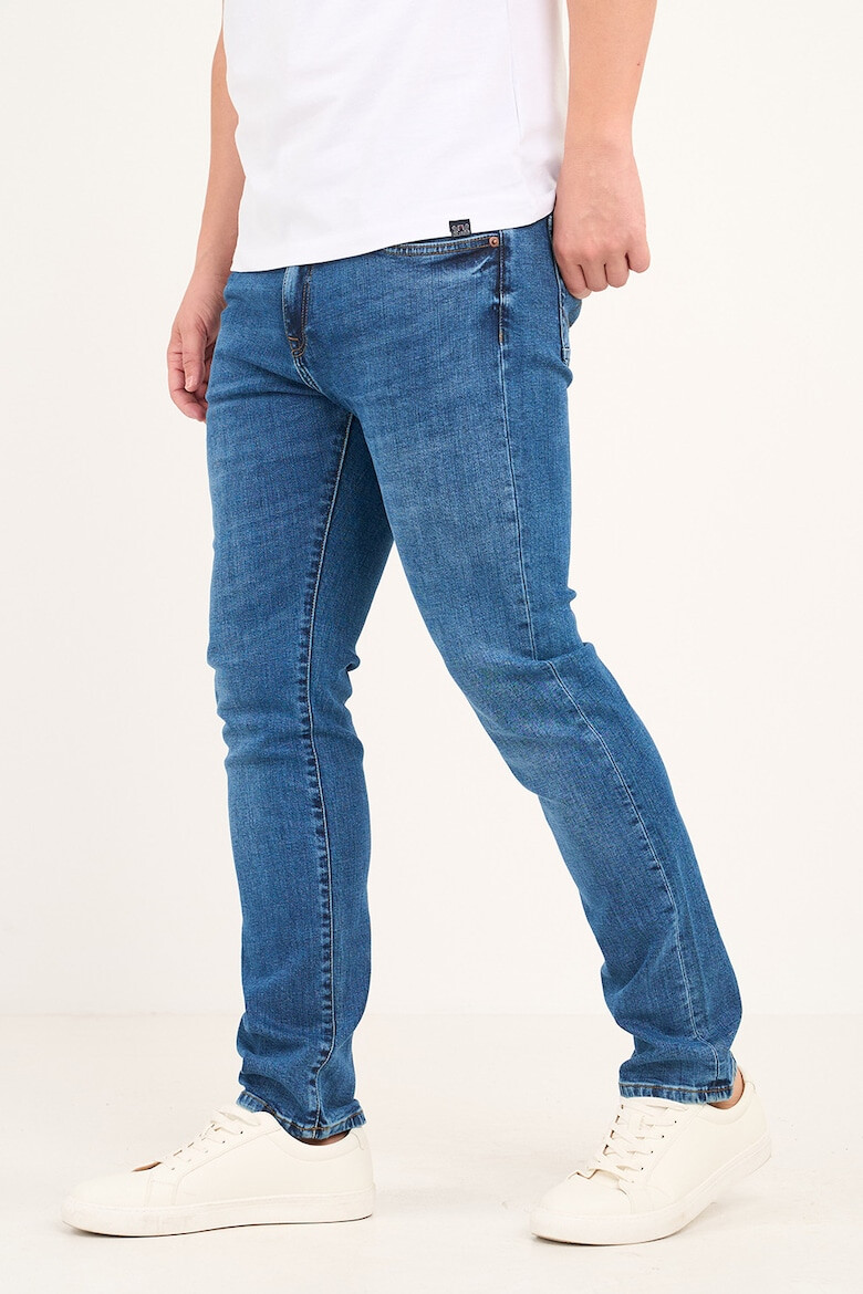 Lee Cooper Слим дънки с 5 джоба - Син - Pepit.bg