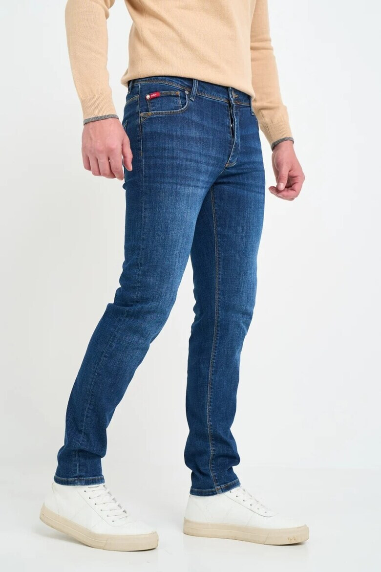 Lee Cooper Слим дънки с копчета - Тъмносин - Pepit.bg
